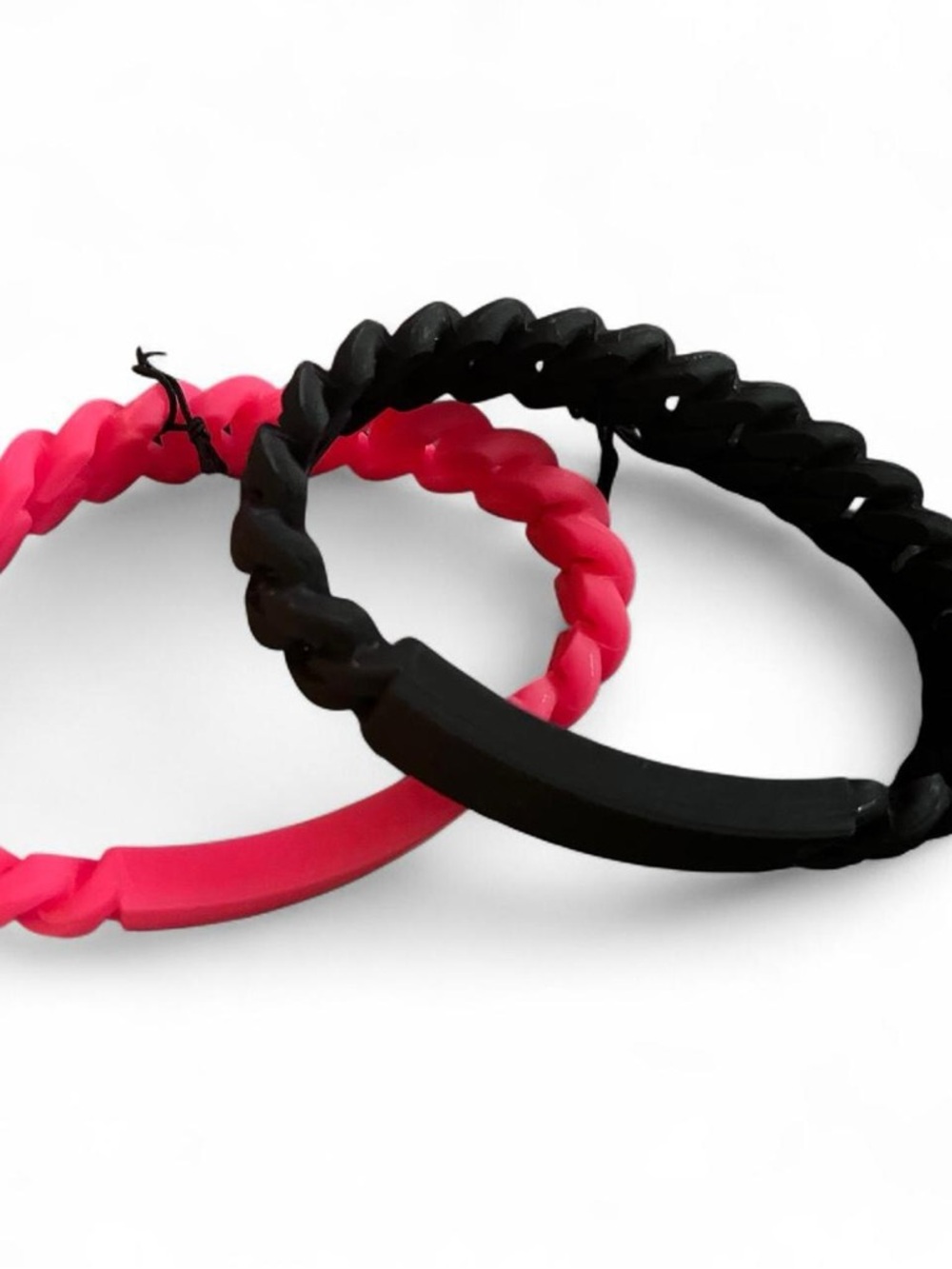 Marc by Marc Jacobs braided silicone bracelets 2pcs - Picture 2 of 4